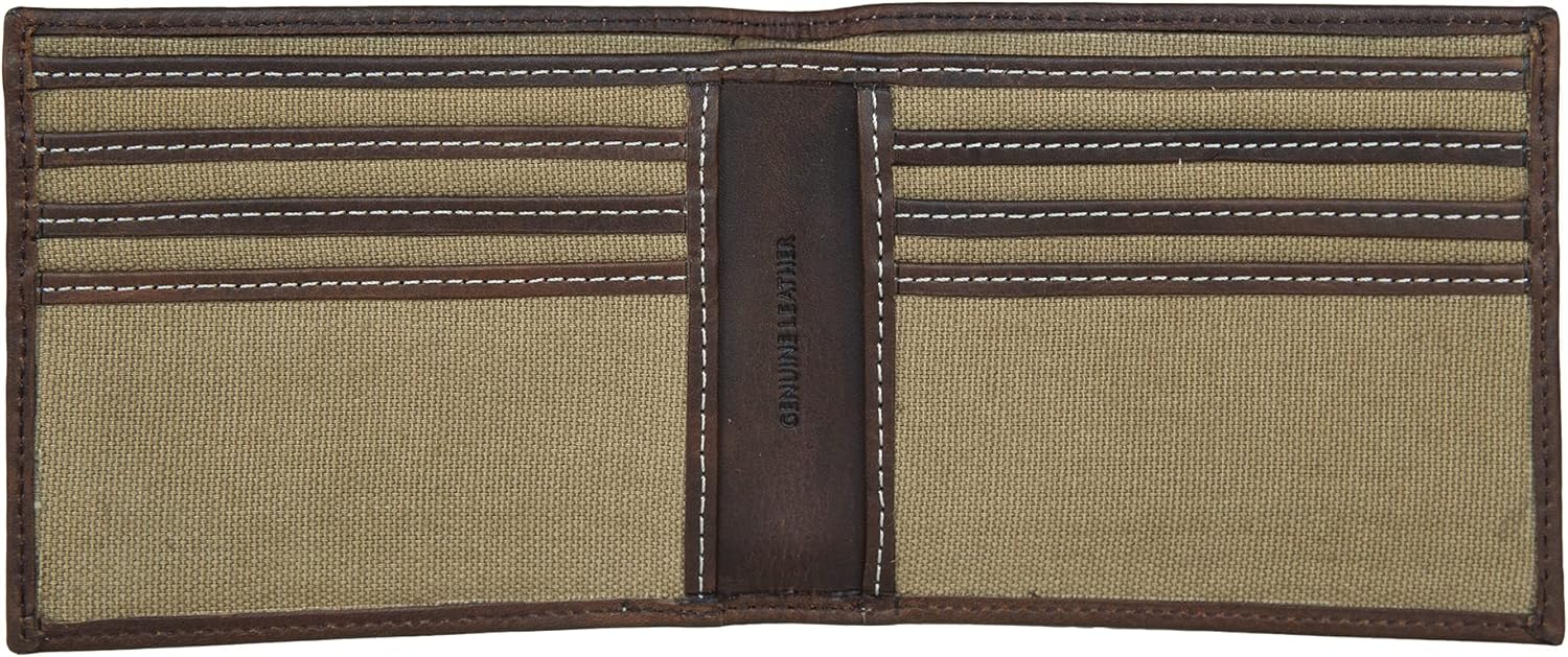 Lucky Brand Men's Bifold Wallet | ID Window | Card Slots | Genuine Leather | Organization | Durable | Stylish - Image 3