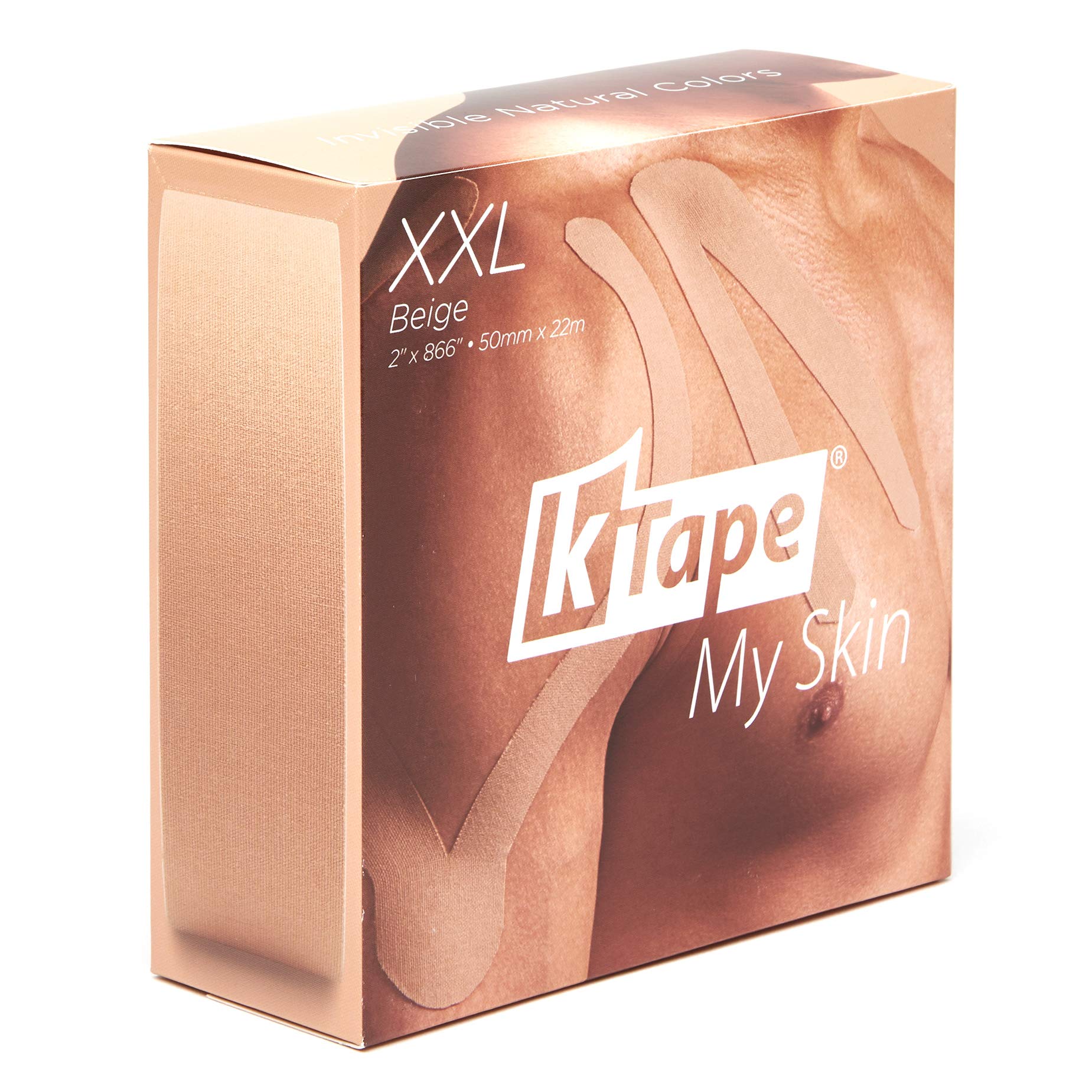K-Tape My Skin Beige XXL Rouleau 5 cm x 22 m