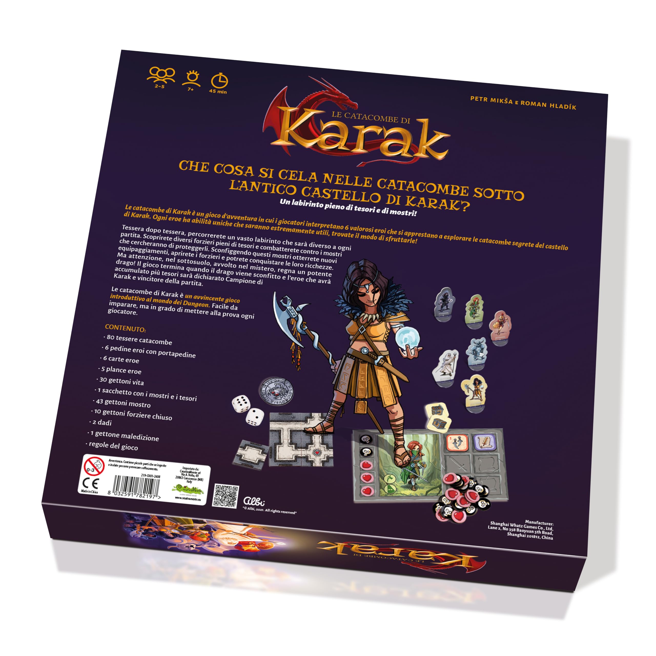 Gioco da tavolo - Le Catacombe di Karak - Nuova versione