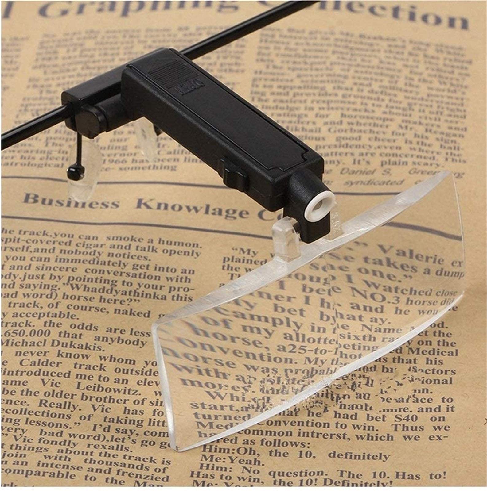 Lupa Na Głowę, Okulary Powiększające Z Podświetleniem, Okulary Powiększające Z Opaską Na Głowę 1,5X, 2,5X, 3,5X, Lupa Do Czytania Z Oświetleniem, Lupa Do Biżuterii Do Hobby, Czytanie