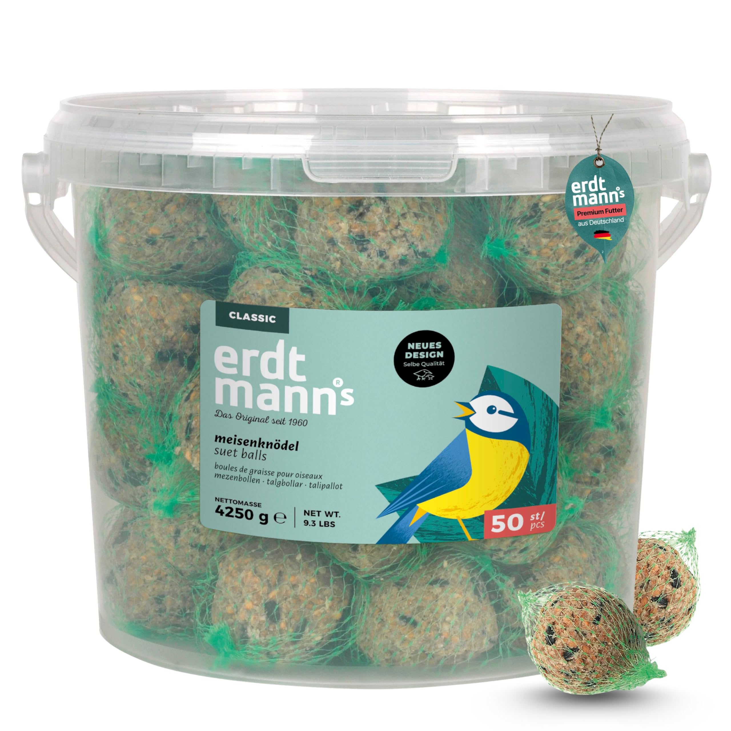 Toulifly Erdtmann Suet Balls Tub, Pack of 50