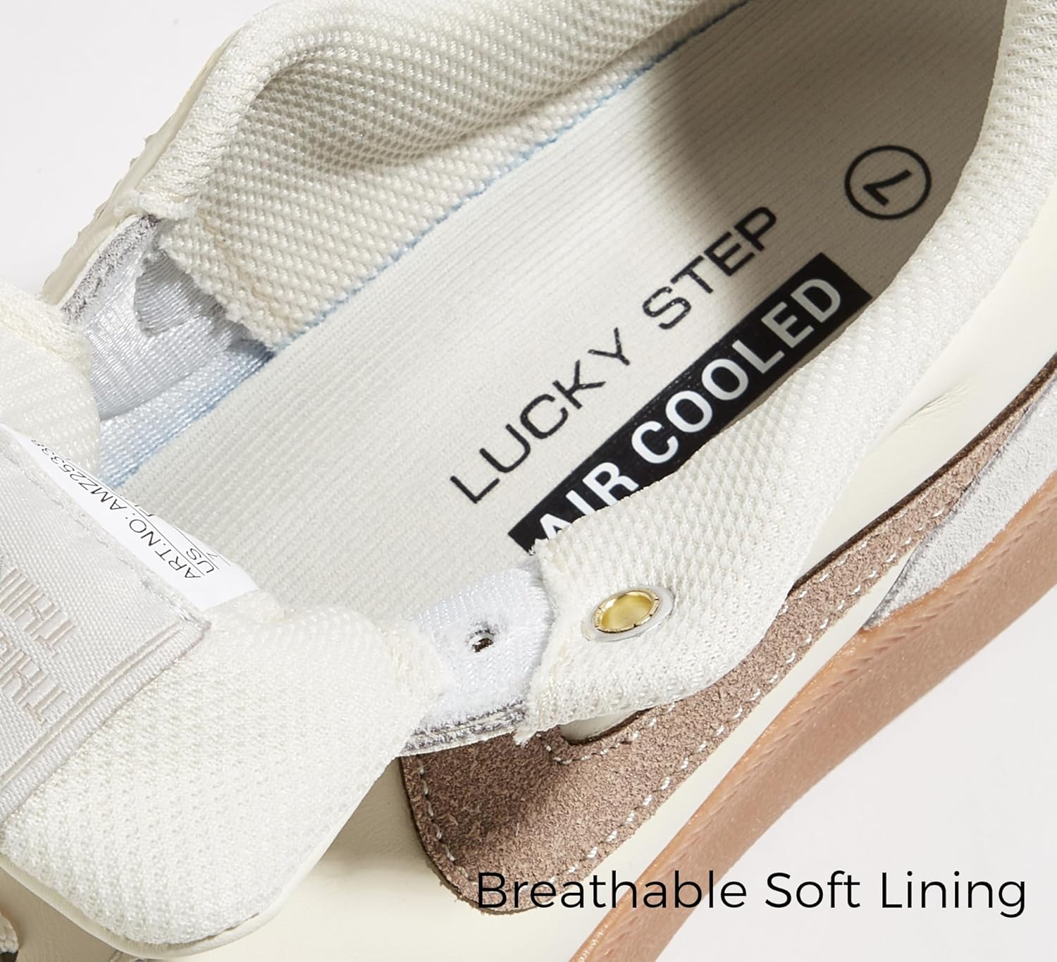 LUCKY STEP Women's Retro Fashion Sneakers Classic Casual Walking Shoes Non Slip Comfort Skate Shoes - Image 5