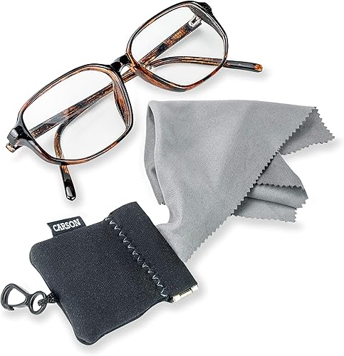 Miniatura 3 de Carson Stuff-It Pro - Sistema de limpieza de tela de microfibra para lentes, color negro (SN-80BKAM), Pro (versión más grande)