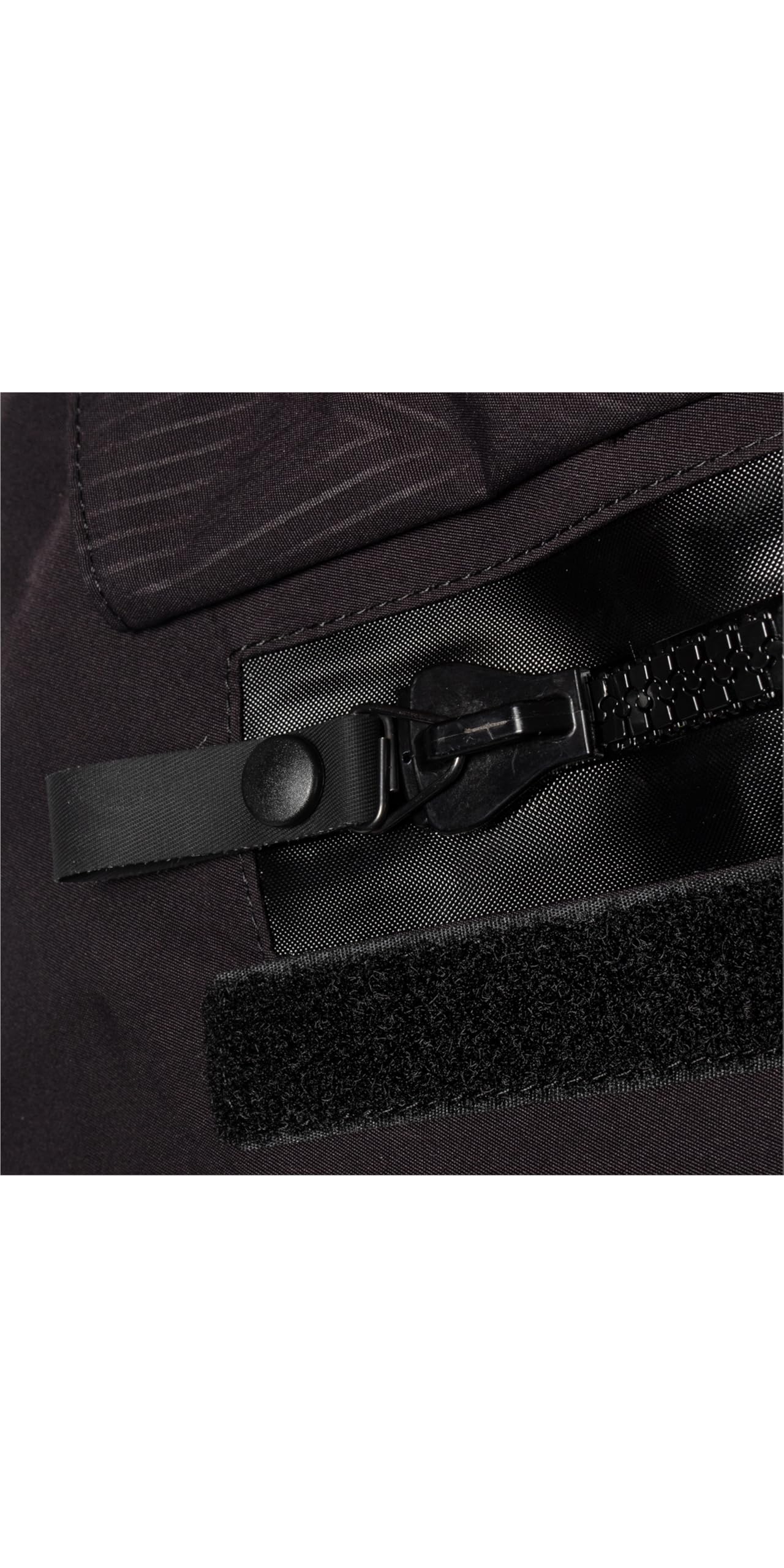 Gul Dartmouth Eclip - Tuta asciutta da uomo con zip e sotto pile, colore nero, 3 strati, impermeabile, resistente agli spruzzi