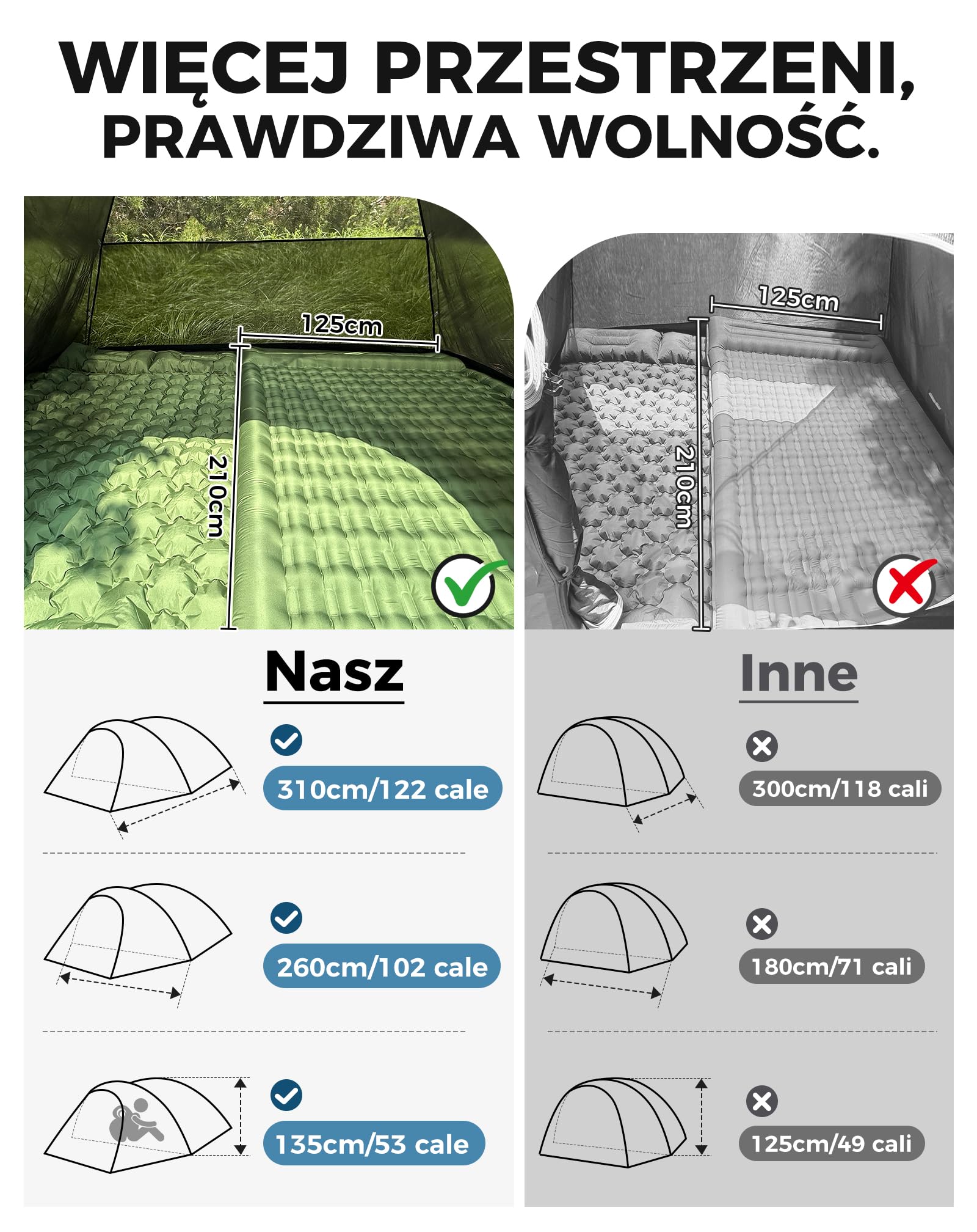 KingCamp MONDOME II namiot kempingowy dla 4 osób, ultralekki, wodoodporny namiot kopułowy, kompaktowy i przyjazny dla plecaka, idealny namiot na kemping, trekking i do aktywności na świeżym powietrzu