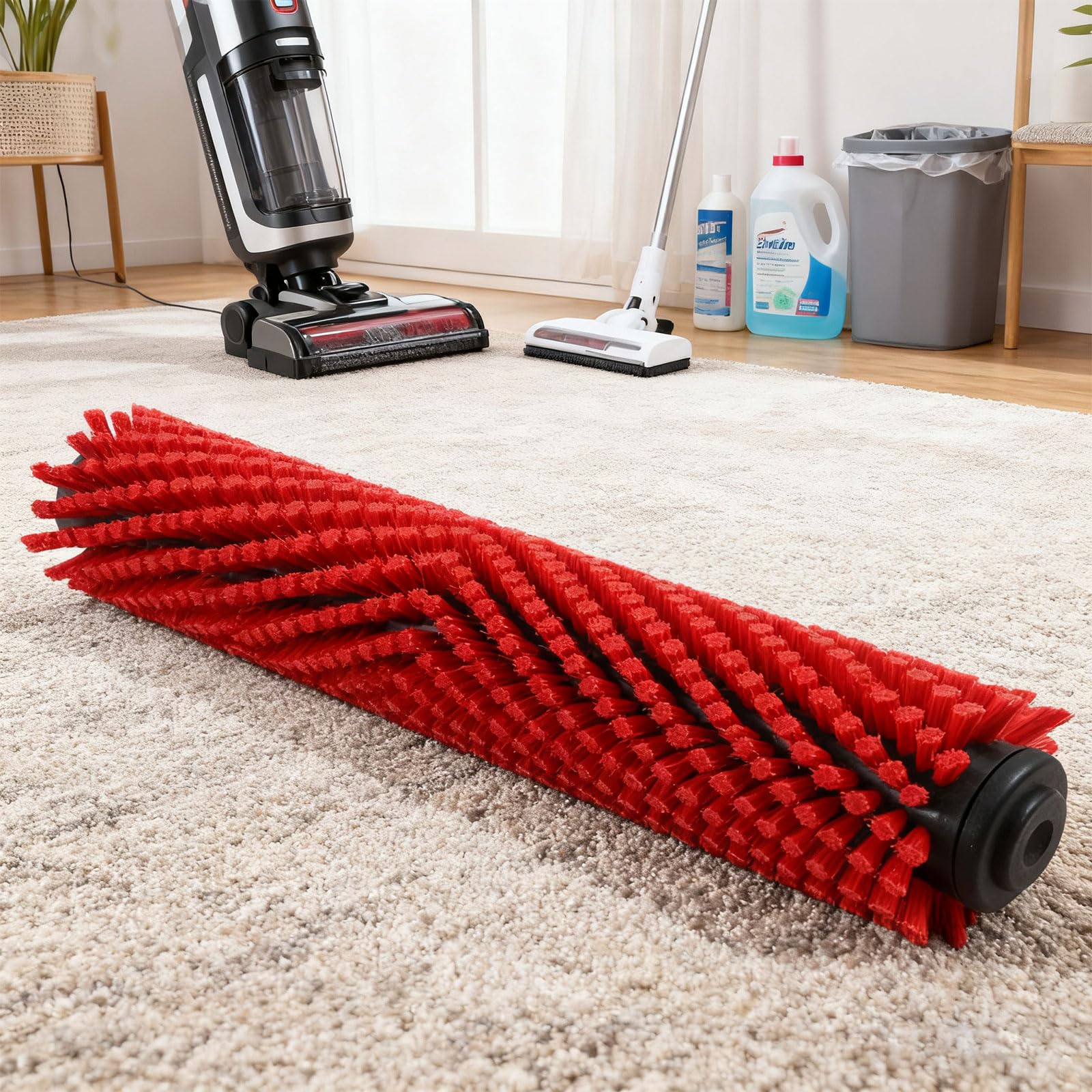 Spazzola a rullo di ricambio per lavasciuga Karcher BR 30/4C 4.762-484.0, testa di ricambio per pulizia pavimenti da 300 mm di larghezza, rimuove le macchie, compatibile con diversi tipi di pavimenti