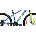 NINETY ONE Defeatr Pro 29 T Inches ,17 Inches Steel Frame 21 Speed Mountain Bike For Men( Yellow & Blue , Ideal For: 12+ Years , Brake: Disc ) gallery image