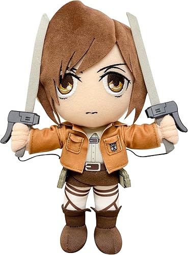 Great Eastern Attack on Titan - Blusa de felpa de 10 pulgadas