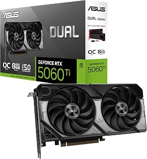 ASUS Dual GeForce RTX 5060 Ti 8GB GDDR7 OC Gaming Graphics Card