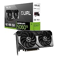 ASUS Dual NVIDIA GeForce RTX 5060 Ti OC Edition, Scheda Grafica da 8 GB GDDR7