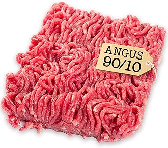 Vincent's Meat Market - Prime Grass-Finished Ground Beef - 90% Lean Ground Beef for Juicy Burgers and Savory Meals , Naturally Raised, 100% Flavorful - 8 lbs