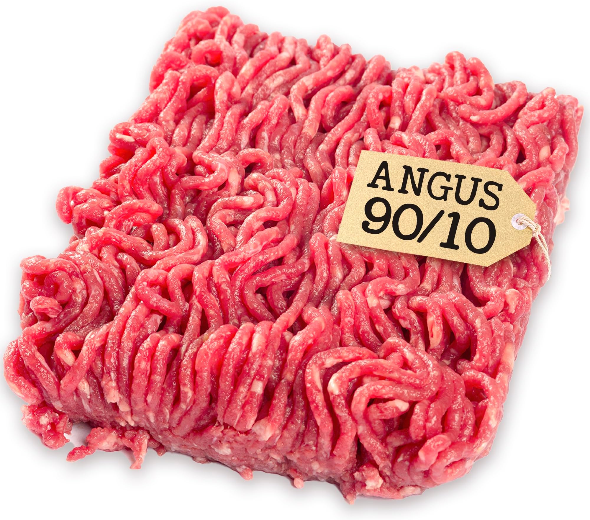 Vincent's Meat Market - Prime Grass-Finished Ground Beef - 90% Lean Ground Beef for Juicy Burgers and Savory Meals , Naturally Raised, 100% Flavorful - 8 lbs
