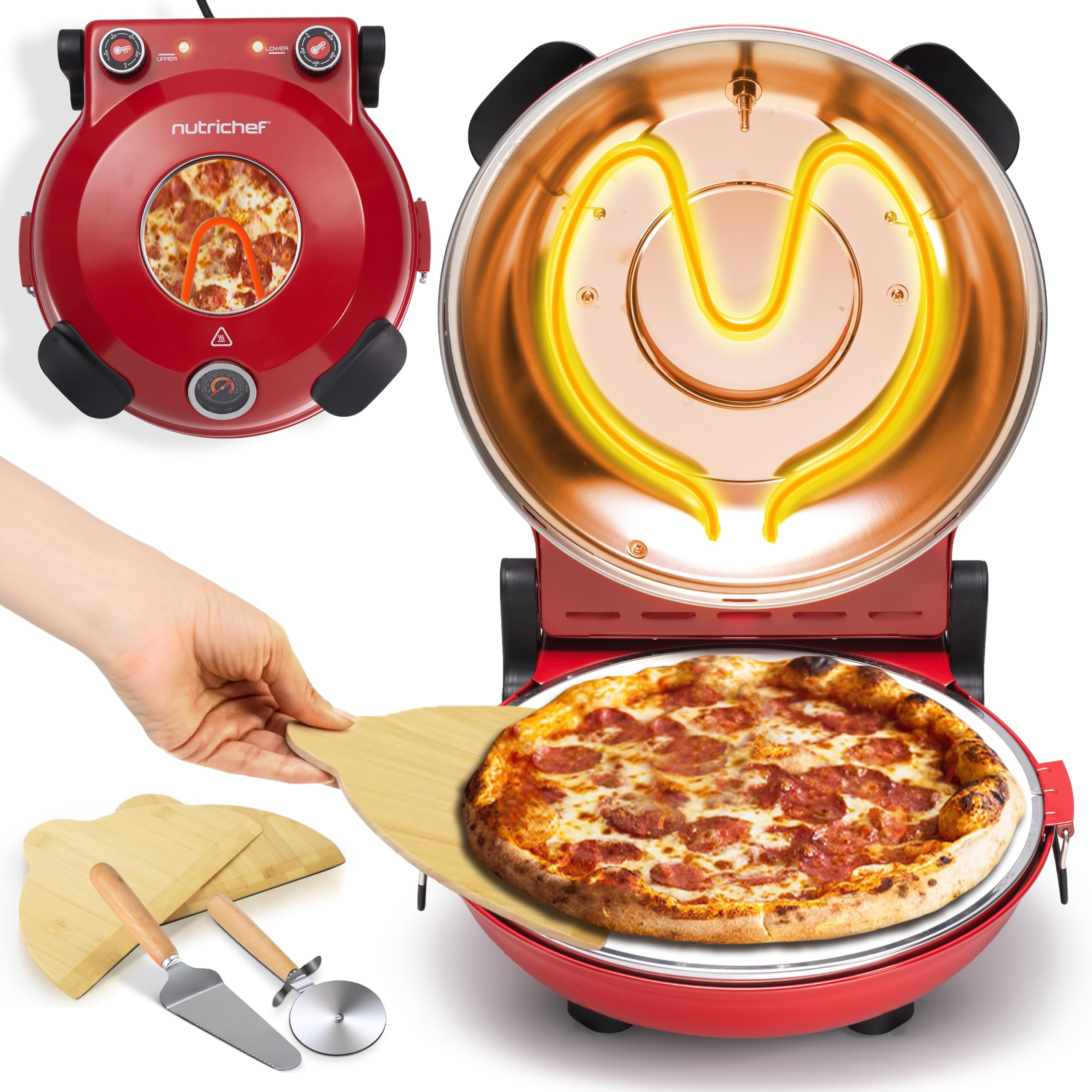 NutriChef Electric Pizza Oven