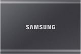Samsung T7 Portable SSD - 2 TB - USB 3.2 Gen.2 External SSD Titanium Grey (MU-PC2T0T/WW) - 1