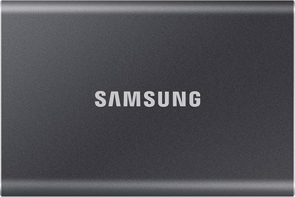 Samsung T7 Portable SSD - 2 TB - USB 3.2 Gen.2 External SSD Titanium Grey (MU-PC2T0T/WW) - 1