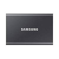 Samsung T7 Portable SSD - 2 TB - USB 3.2 Gen.2 External SSD Titanium Grey (MU)