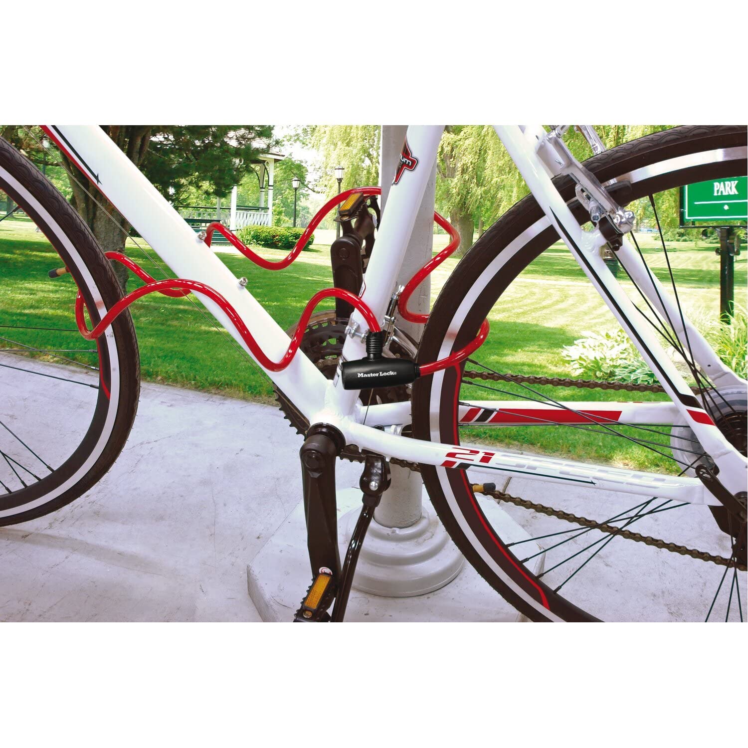 Master Lock Fahrradschloss Kabelschloss,Schlssel, 1,8 m Stahlkabel,  Wetterfest, 3er-Pack, 8127EURTRI - Verwendung mit allen Arten von  Fahrrdern, Kinderwagen und anderen Sportgerten : Amazon.de: Sport &  Freizeit