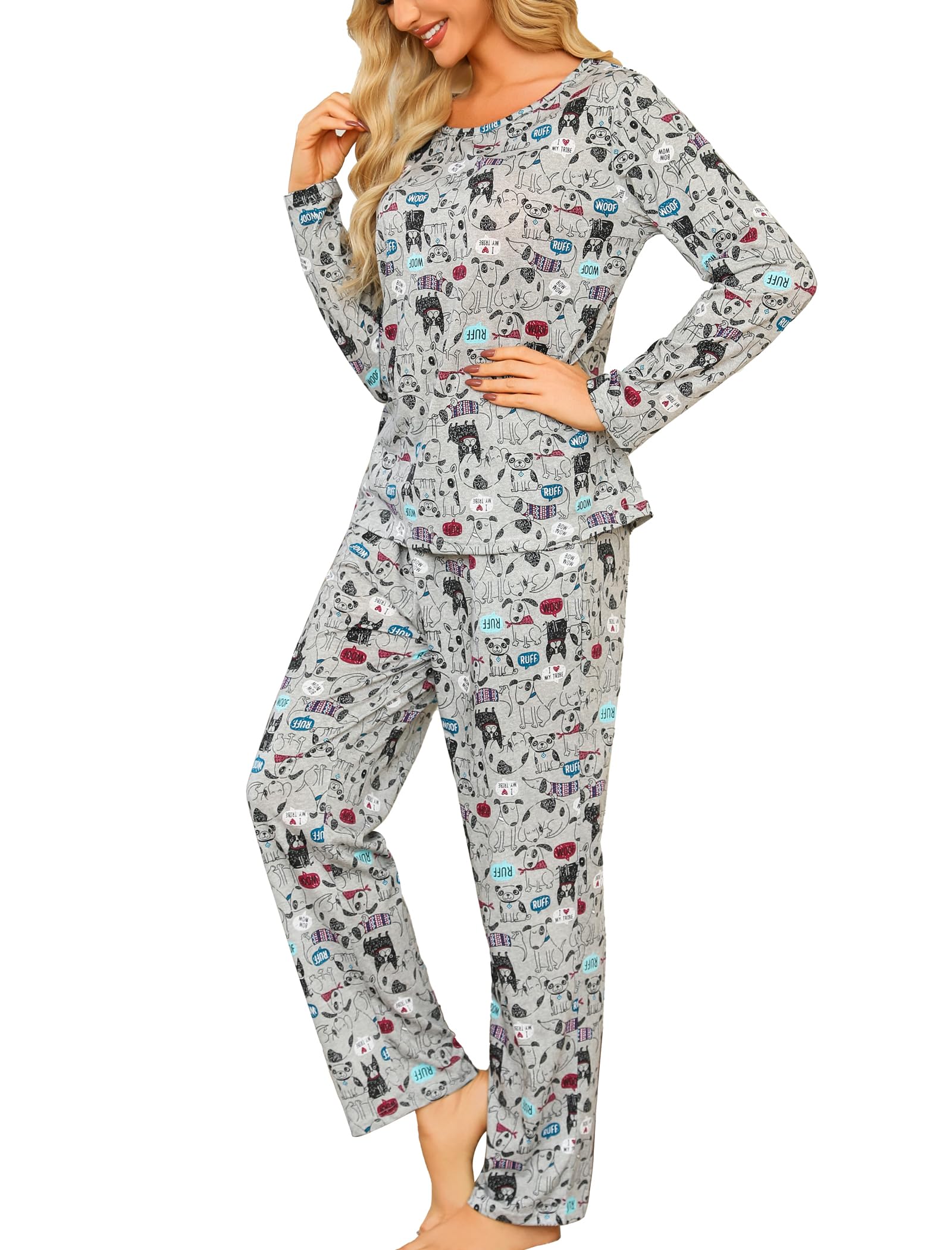 ENJOYNIGHT Cotton Pajama Set