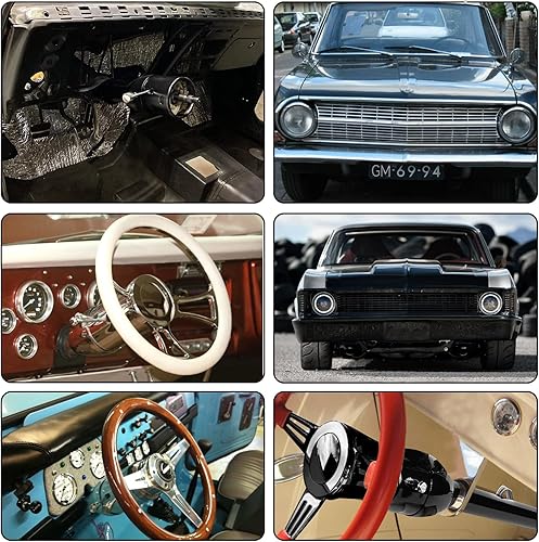 Miniatura 8 de GM - Columna de dirección de acero inoxidable con revestimiento electroforético de 32, 30, 28 pulgadas, inclinación MT, estilo manual, 5 posiciones,