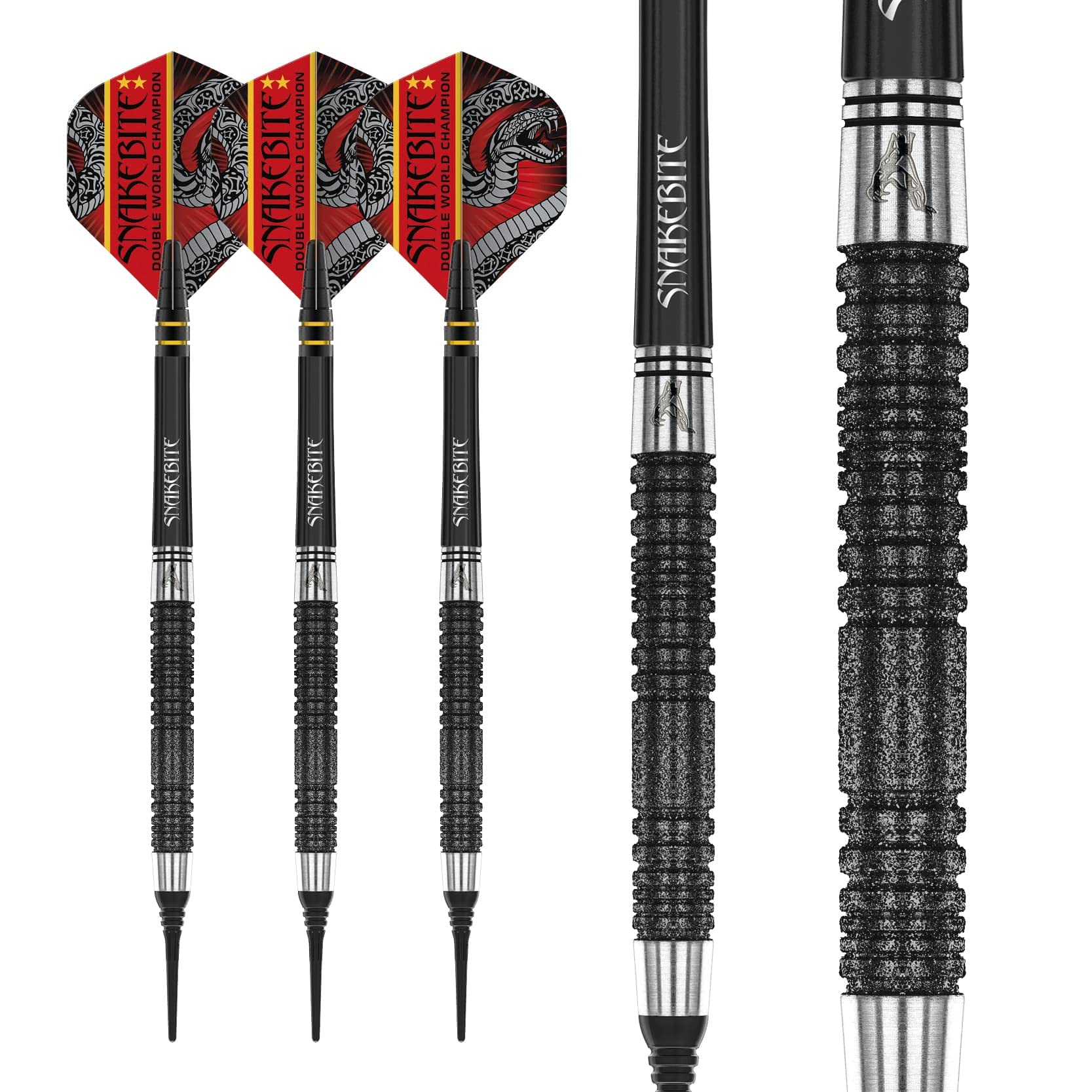 All Black Darts Red Dragon Peter Wright Snakebite Double World Champion ...