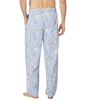 【WEWILL】PAISLEY PAJAMA TROUSERS Mens Pajama Pants - Paisley Pattern Black White Mens