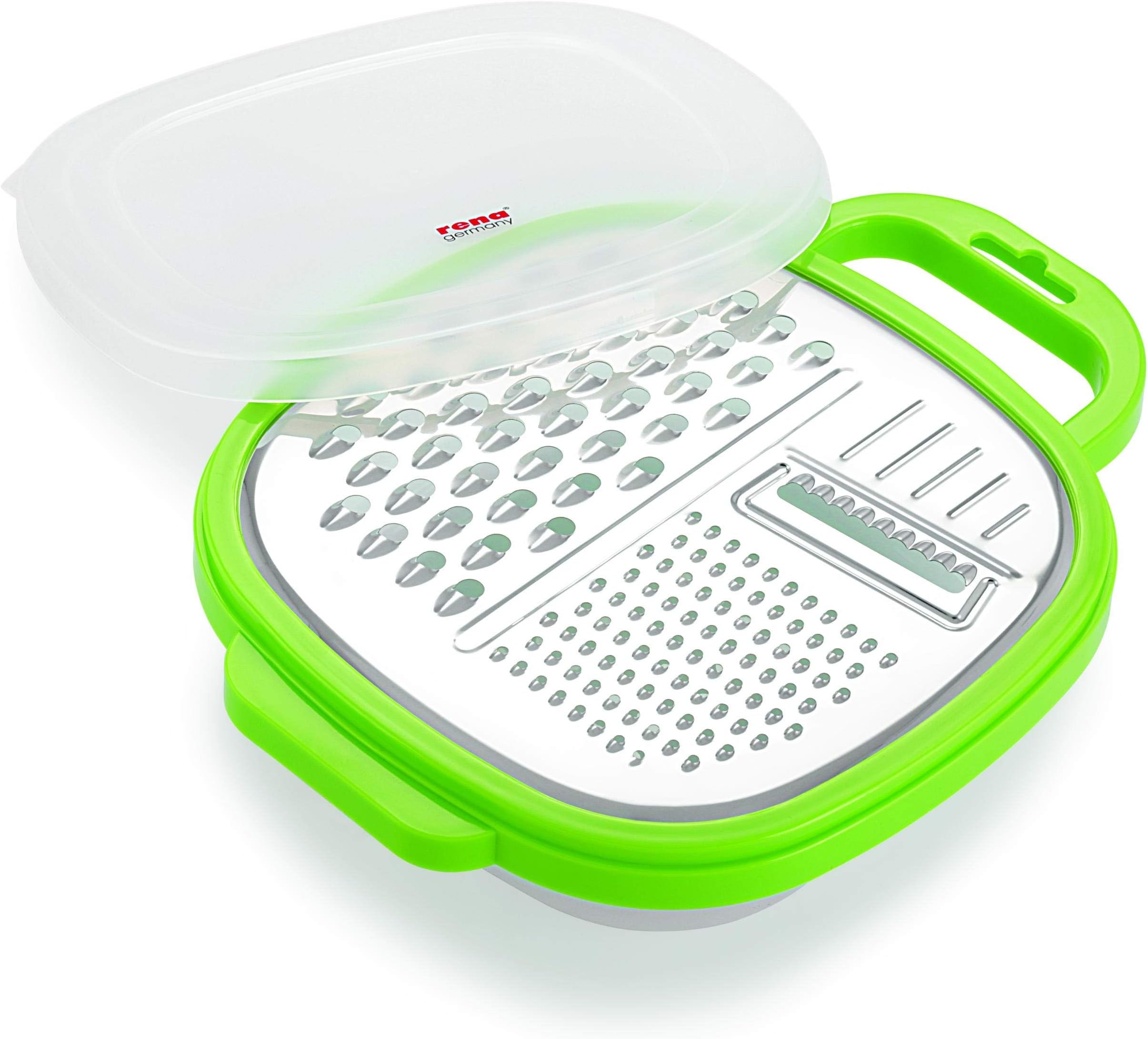 Rena Germany Plastic Food Grater Vegetable Slicer/shredder Chopper, Green