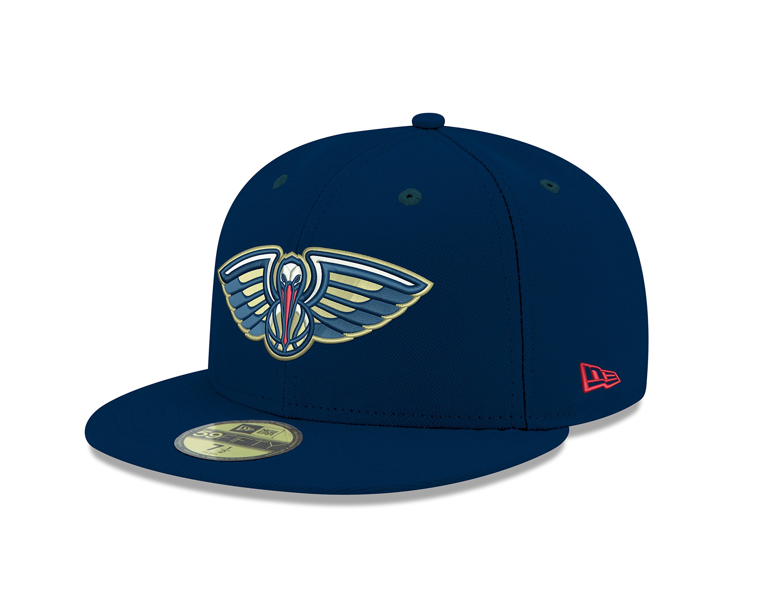 New Era Men's 59FIFFTY NBA Offical Team Color 59FIFTY Fitted Cap, Navy, 7 — image 1