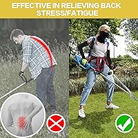 Vista 7 de Mango de malezas, extensión de mango ergonómico universal con accesorio para cuidado del césped, paisajismo y ribete de patio