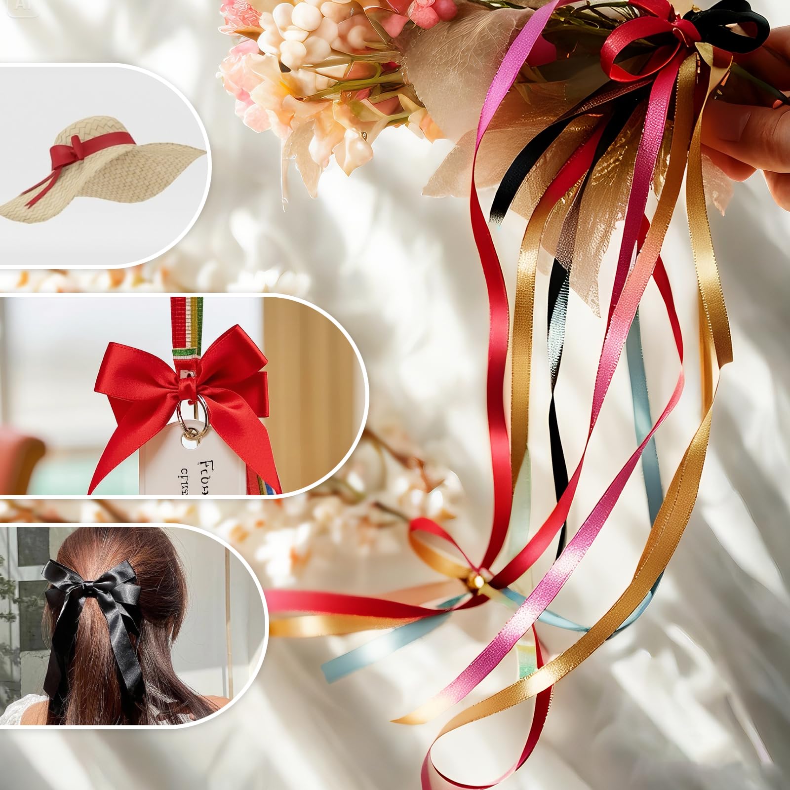 Ruban En Satin épais De 20 Mm Pour Emballage Cadeau