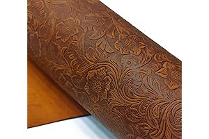 Premium Faux Leather Wallpaper Sheets for Crafts in Vibrant Tan