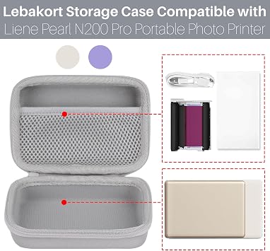 Lebakort Hard Case Compatible with Liene Pearl N200 Pro (Grey)