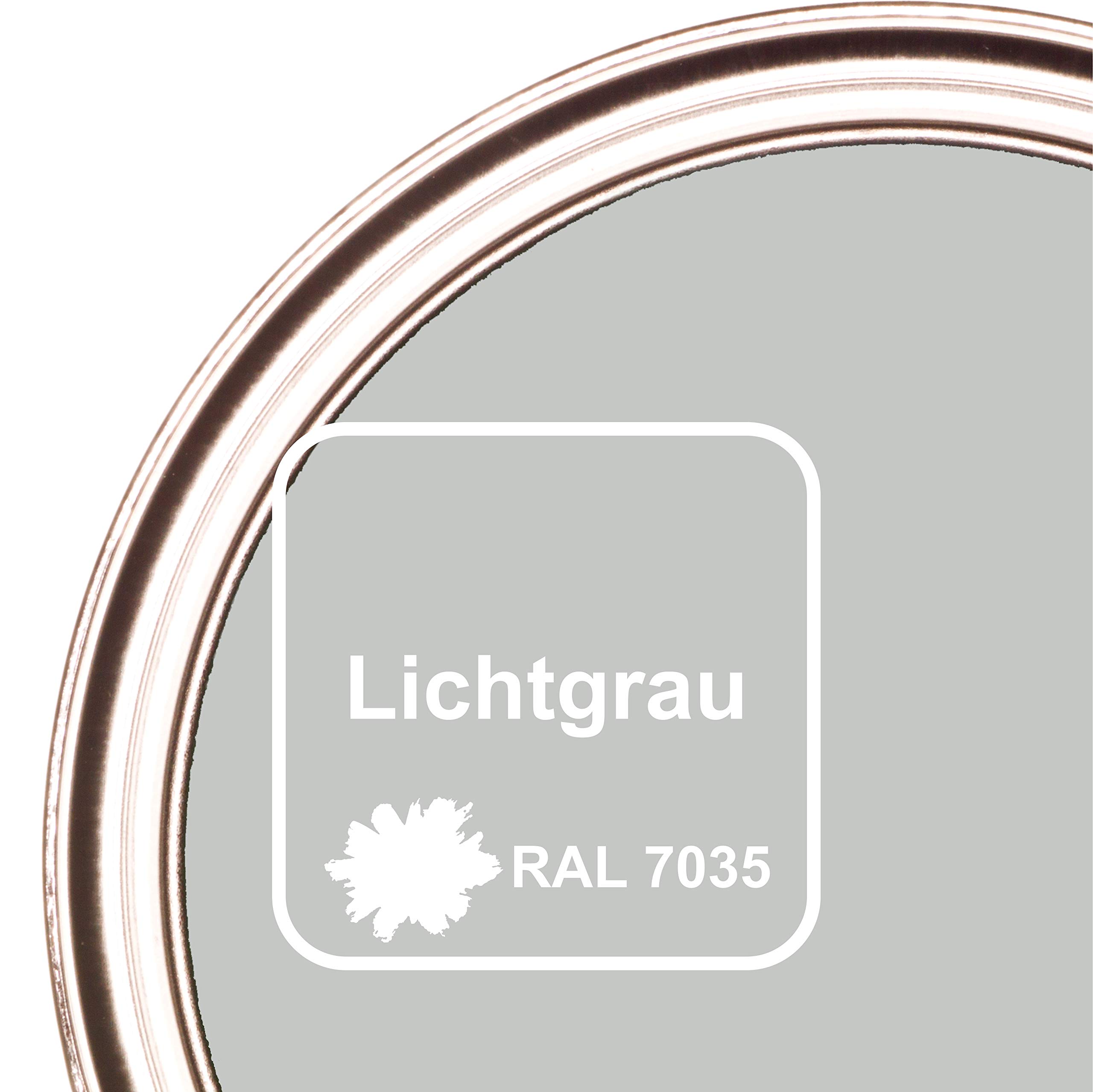 CAIRCON 2K Fliesenfarbe Fliesenlack für Badezimmer Küche MATT Lichtgrau - 2,5Kg