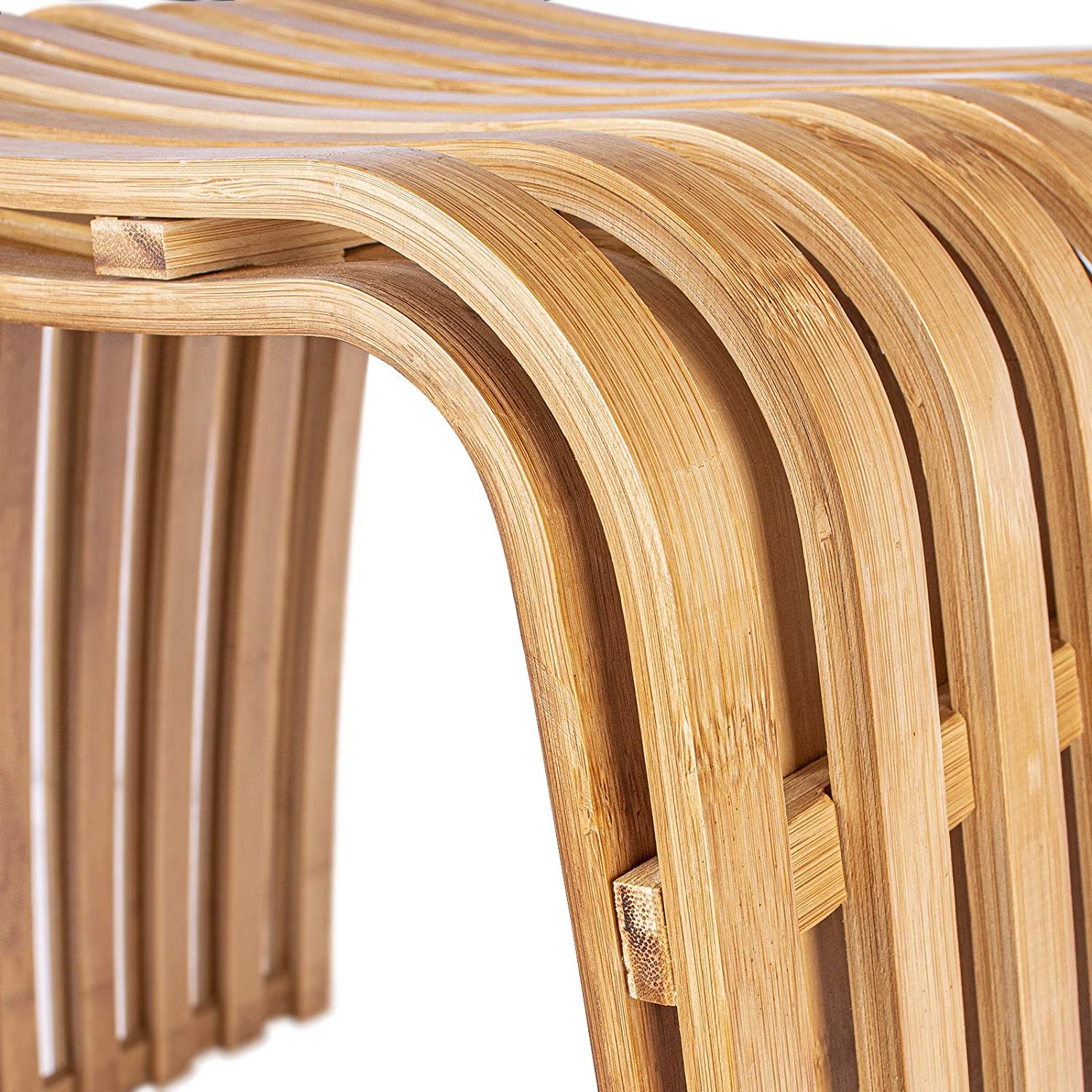 Amazon.de: Schulte Badhocker aus Bambus, 46 cm hoch, rutschfest und  ergonomisch, belastbar bis 130 kg, Stabiler Badezimmer- und Duschhocker