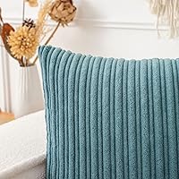 Vista 581 de UGASA - Juego de 2 fundas de almohada de terciopelo a rayas, funda decorativa para cojín con cremallera oculta para el hogar, sofá, dormitorio