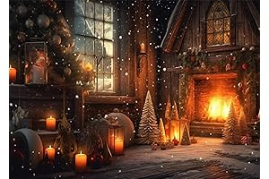 7 x 5 FT Victorian Christmas Backdrop