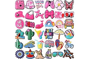 36 Pc Croc Shoe Decoration Charms for Girls