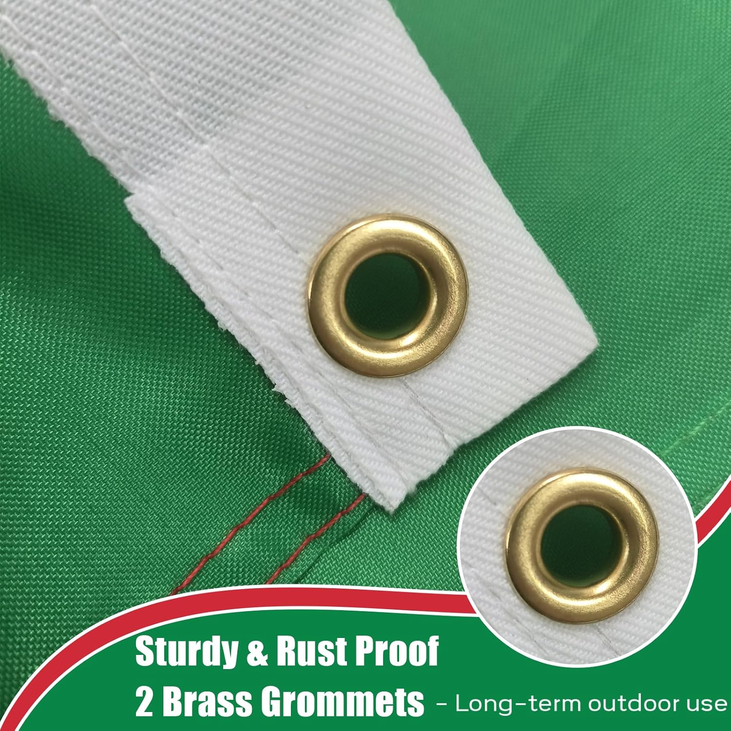 Italian Flag 12x18 Inches Outdoor Small Italian National Boat Flags Vivid Color Italy Flag with 2 Brass Grommets - Image 5