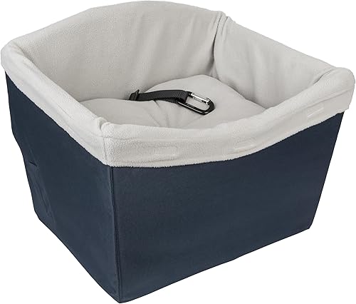 Miniatura 2 de PetSafe Happy Ride Asiento de seguridad para perros, protege los asientos de automóvil del pelo y los arañazos, diseño elevado para una mejor