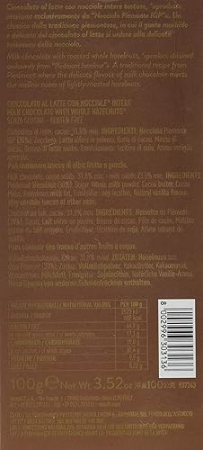 Miniatura 4 de Venchi Nocciolata Barra de Chocolate con Leche y Avellanas 3.52oz