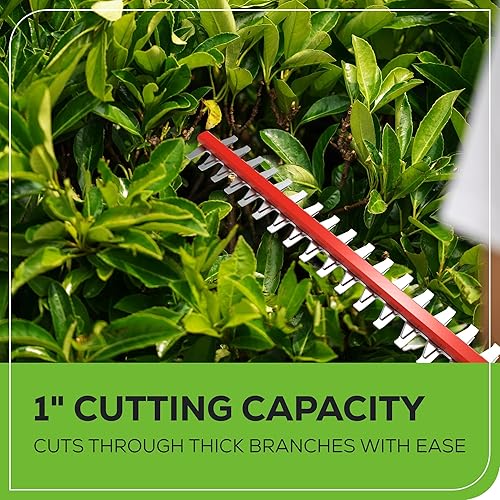 Miniatura 9 de Greenworks Cortasetos de poste inalámbrico de 40 V 20 pulgadas, batería de 2.0 Ah y cargador incluidos