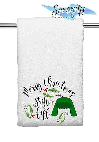 Miniatura 3 de Christmas Decor  Decorative Kitchen and Bath Hand Towels  It's Beginning To Cost A Lot  XMAS Winter Novelty  White Towel Home Holiday Decorations