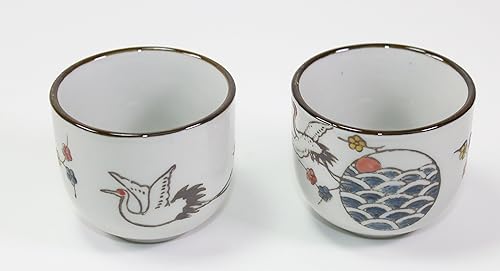 Miniatura 4 de Juego de sake tradicional japonés de porcelana  Juego de 4 tazas 1 decantador de sake japonésinauguración de la casaregaloregalo de