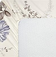 Vista 6 de Marina Decoration Juego de funda de edredón de 4 piezas de rayón suave y sedoso impreso de bambú para todas las estaciones, conjunto de sábanas