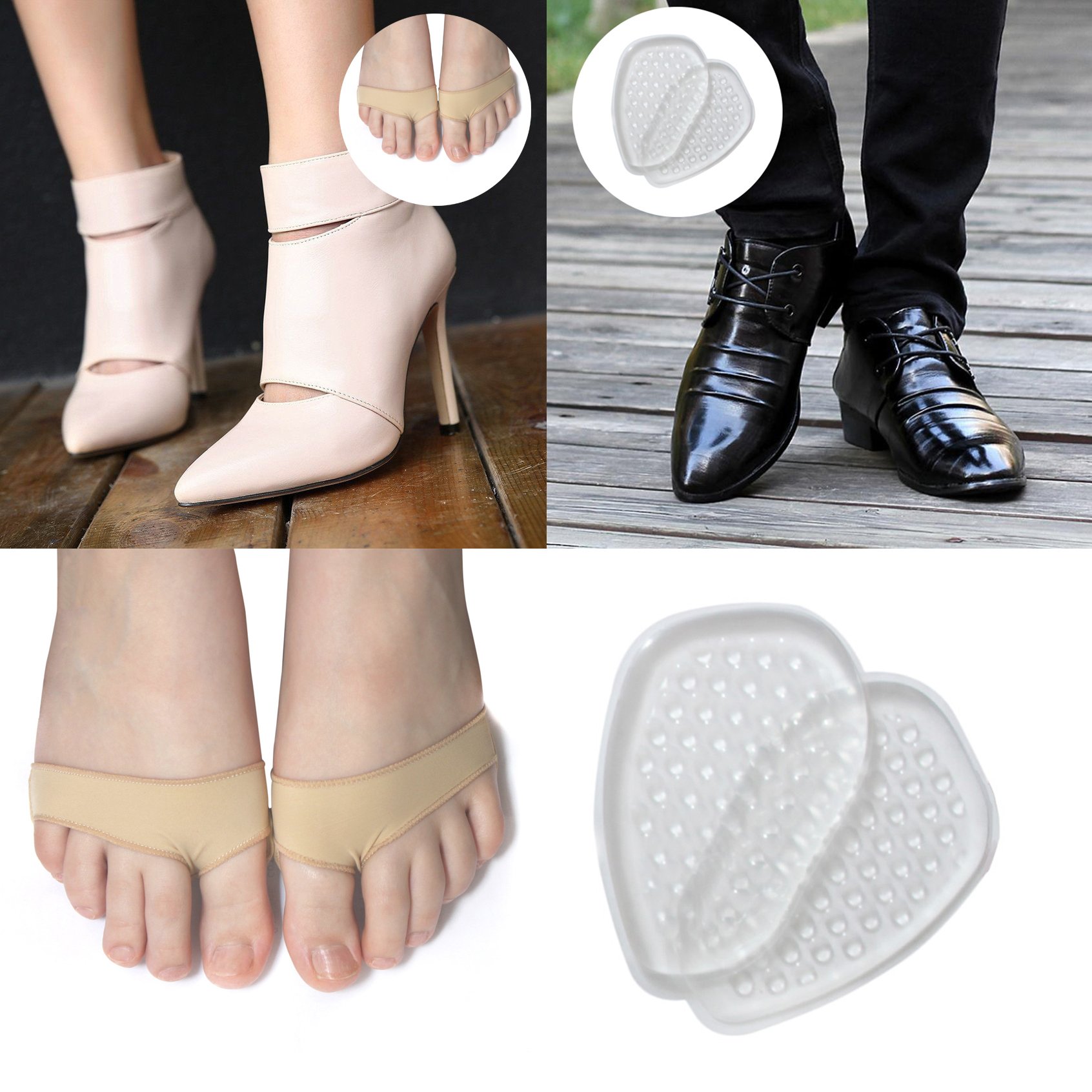 Metatarsal PadsBall of Metatarsal Foot Pads, Gel Pad Ball of Foot