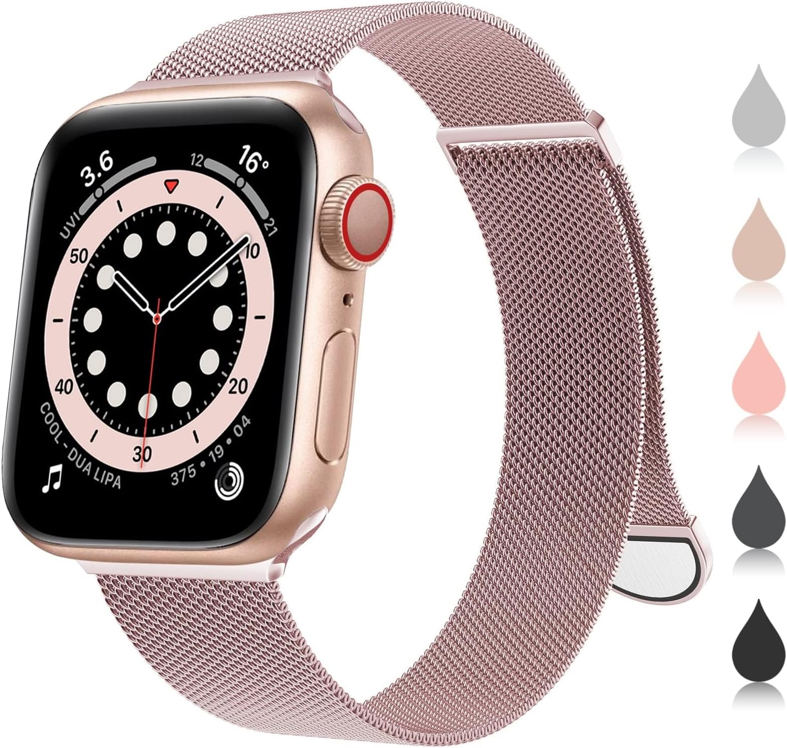 Compatible with Apple Watch Band 49mm45mm44mm 42mm 41mm40mm38mm for Women and Men, Magnetic Metal Stainless Steel Strap Wristband Compatible for iWatch Ultra 3/2/1 Series 11 10 9 8 7 6 5 4 SE Multi