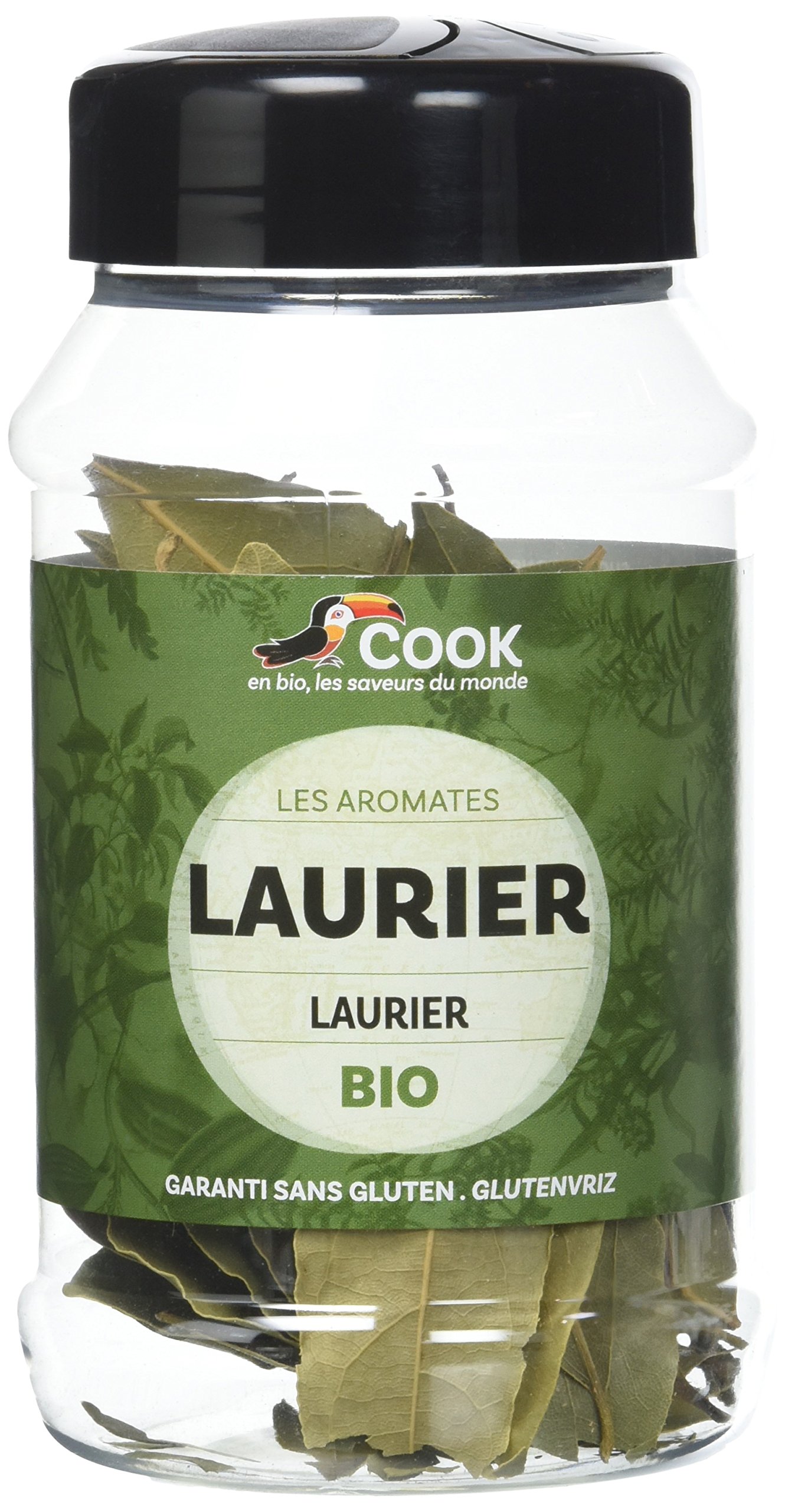 Cook Laurier Feuilles Pot Bio 10 g - Lot de 3