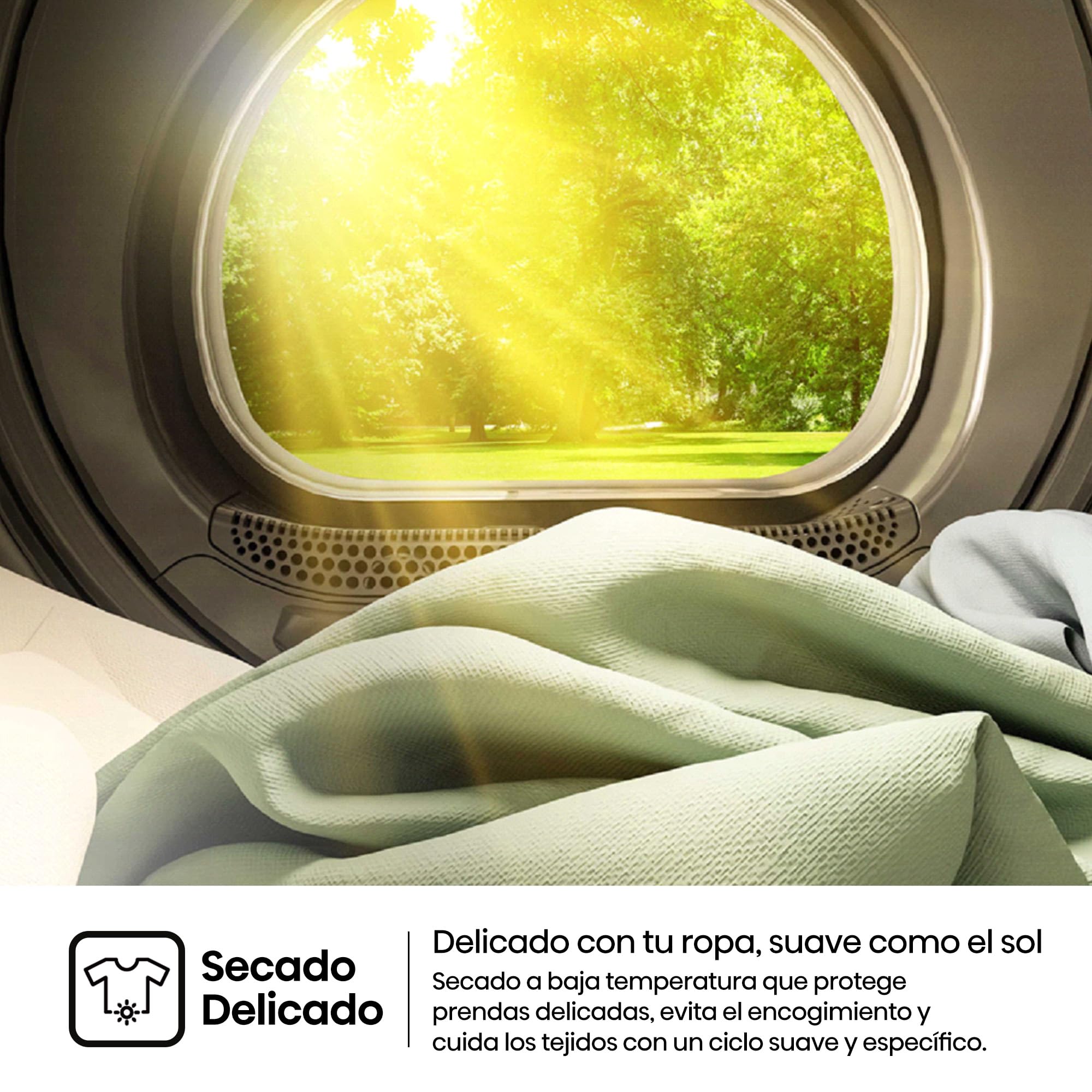 Hisense DH1I800UWDE - Secadora de Ropa 8Kg, Clase D, Secado Automático Auto Dry, Secado Rápido, Secado Delicado, Allergy Care, Filtro de Aroma, Puerta Antienredos, Blanco