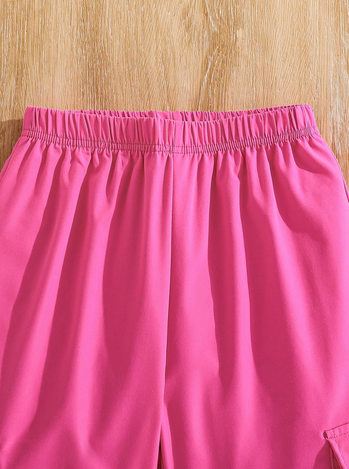 Girls 2 Piece Outfits Long Sleeve Crewneck Tops and Cargo Pants with Pockets Clothing Sets - Image 5