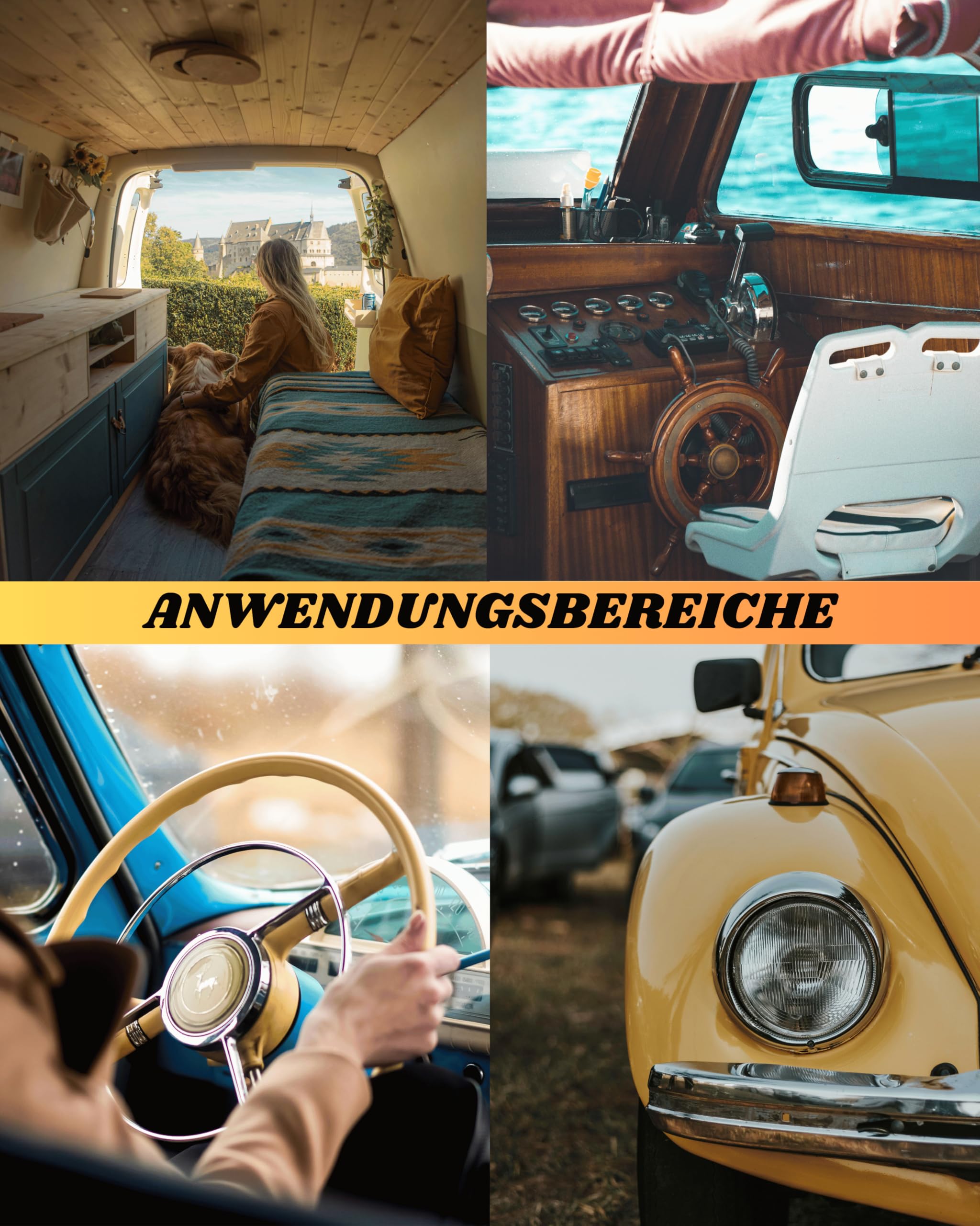 Deumidificatore con indicatore di saturazione per auto, auto d'epoca, campeggio, barca, antiappannamento, odori e ruggine, in acciaio inox, durevole, riutilizzabile, senza corrente