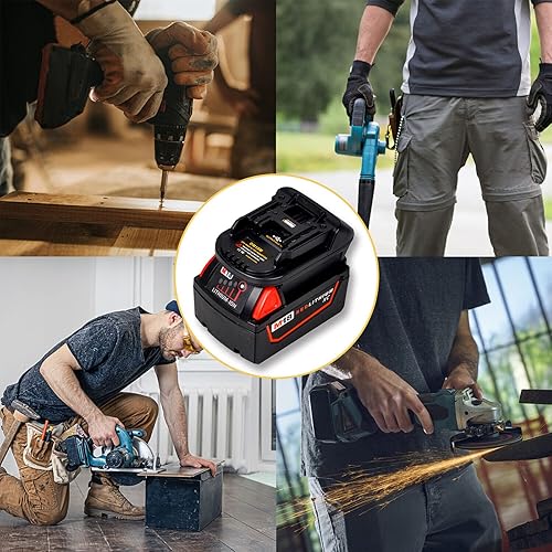 Miniatura 5 de Adaptador de batería DM18M compatible con Dewalt 18v-20v y para baterías de litio Milwaukee 18v M18, funciona compatible con herramientas eléctricas